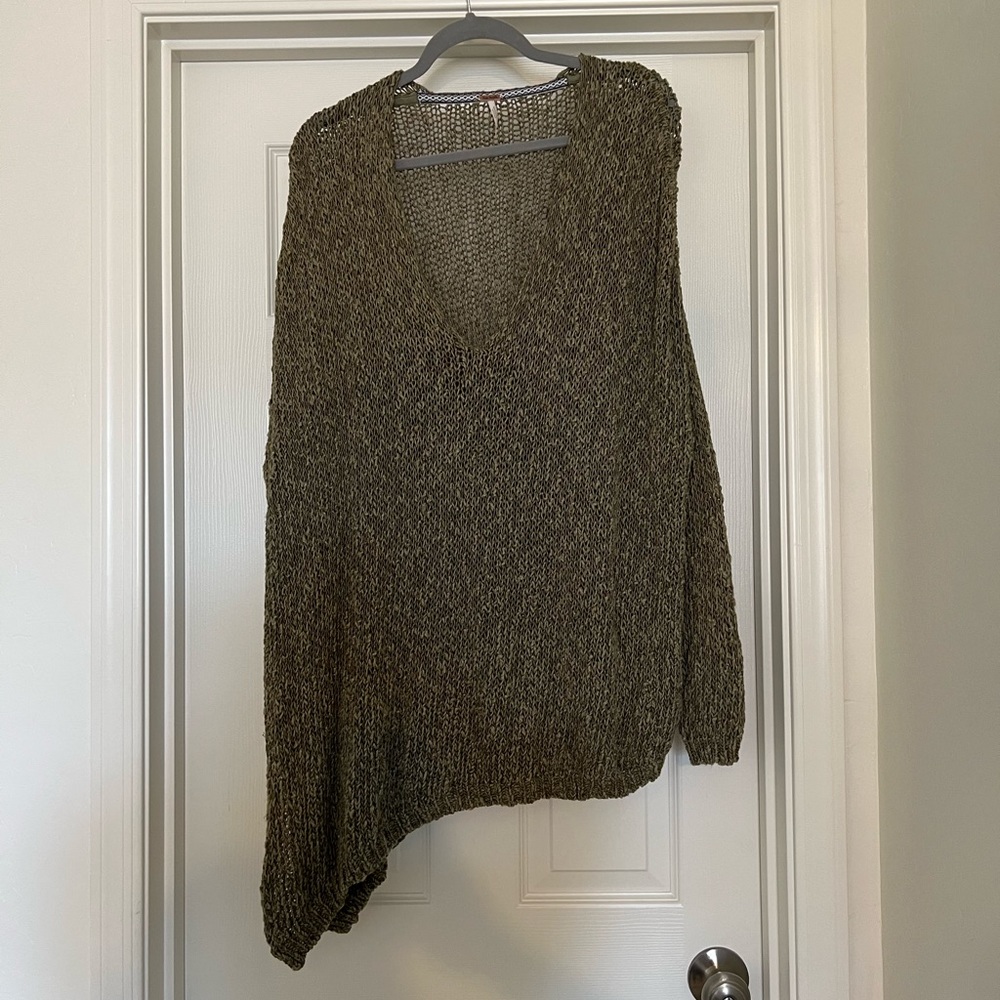 Free people asymmetrical sweater